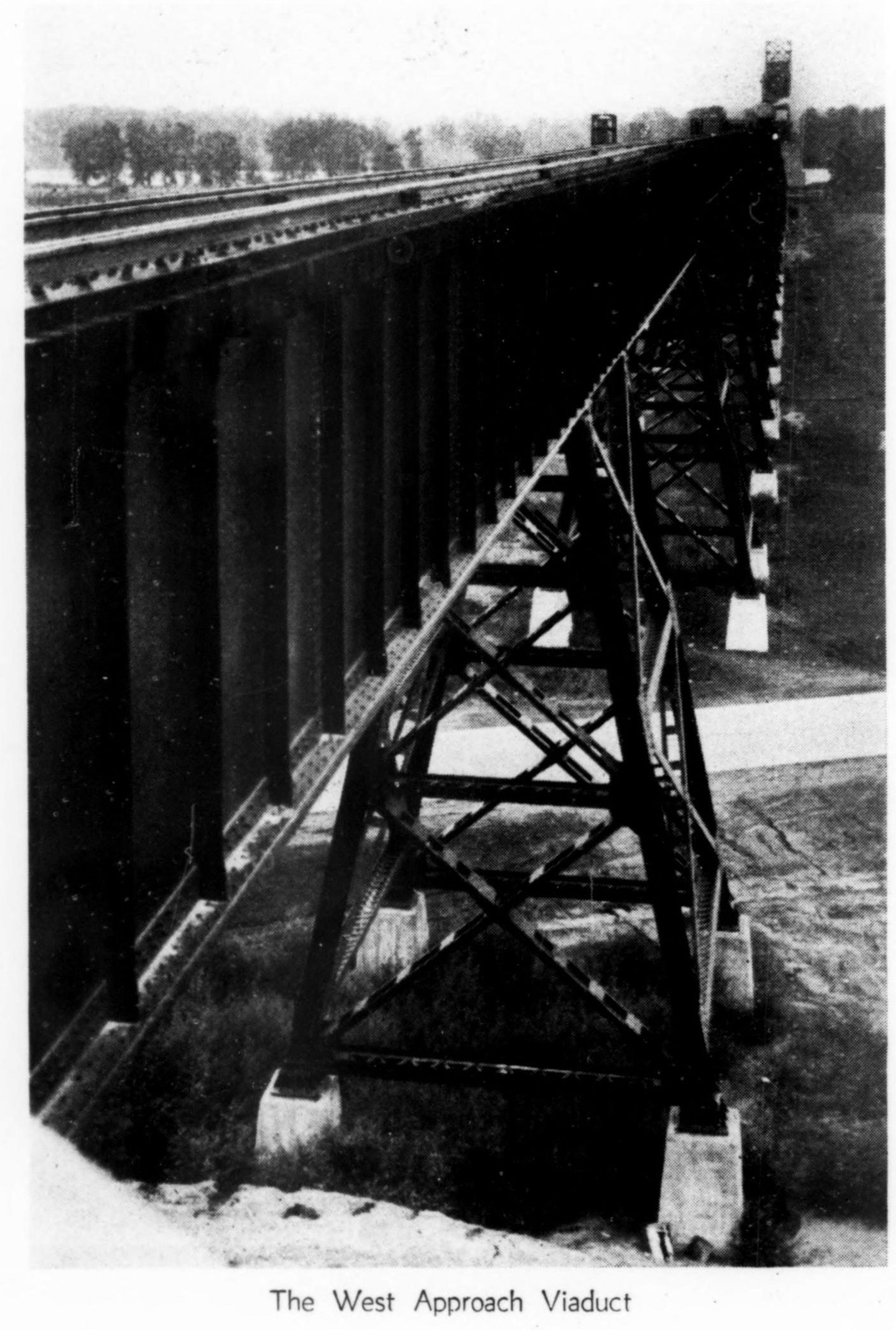 West approach after construction
